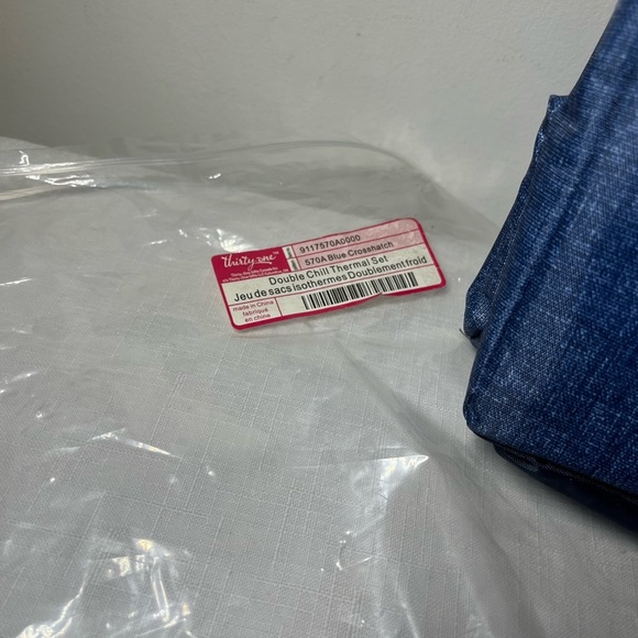 Thirty-One Denim Blue Thermal Tote Bag. New. Perfect for summer - Picture 3 of 8
